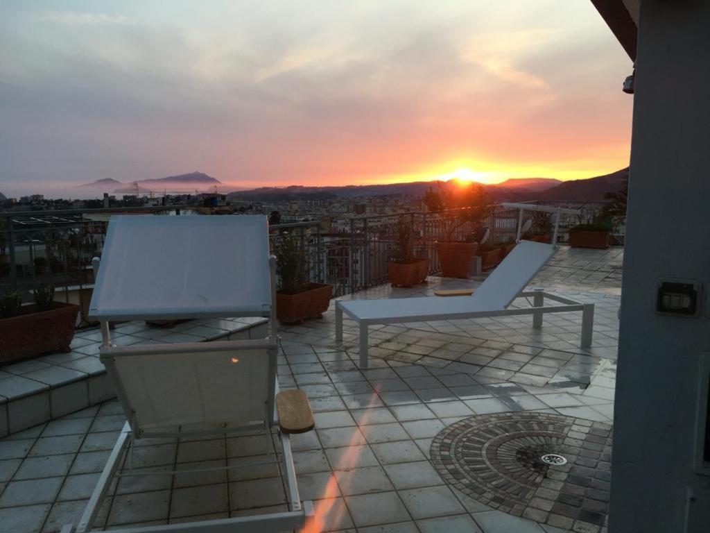 Terrazza Morghen Panoramic Rooftop Napels Buitenkant foto